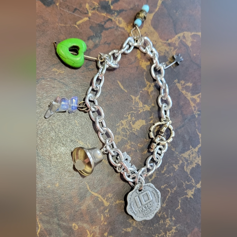 8 " Charm Bracelet with Colorful Accents